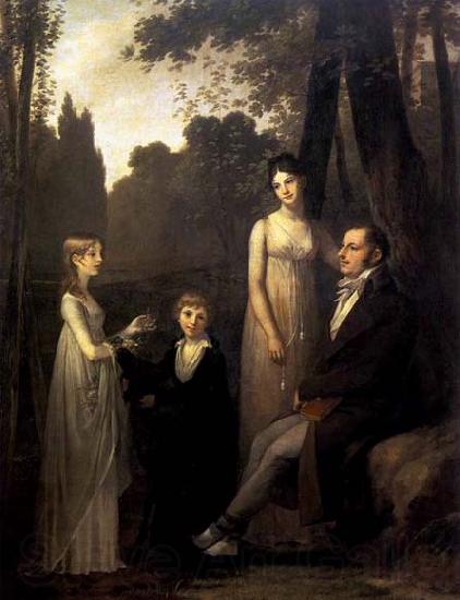 Pierre-Paul Prud hon Rutger Jan Schimmelpenninck with his Wife and Children France oil painting art